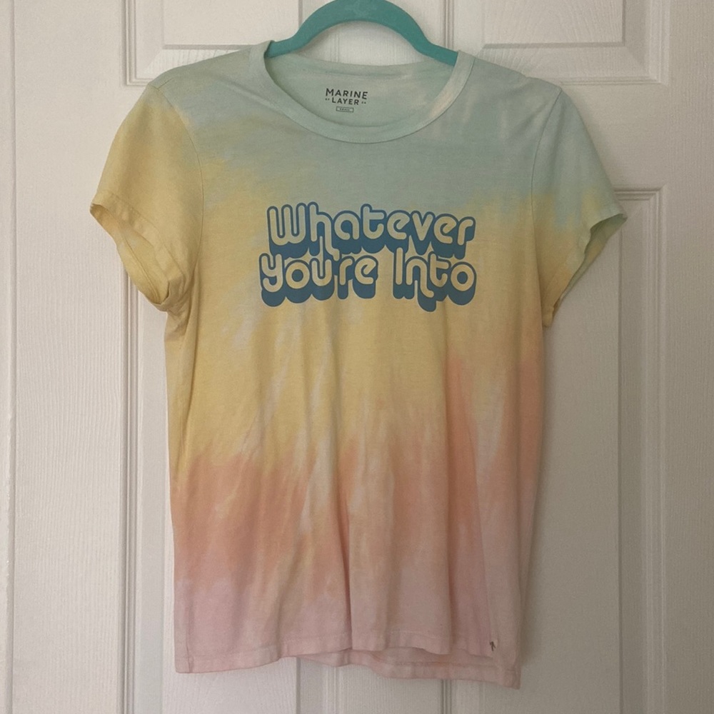 Marine Layer pride tie-dye tshirt